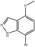 7-溴-4-甲氧基-1H-吲唑, 1337879-62-5, 结构式