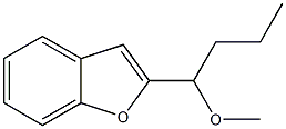 2-(1-Methoxybutyl)benzofuran Structure