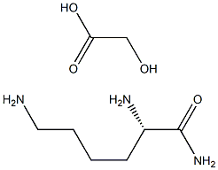 Glycolic acid-lysine-aMide Struktur