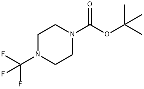 tert-butyl 4-(trifluoroMethyl)piperazine-1-carboxylate Struktur