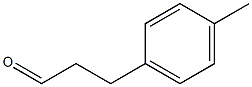 Benzenepropanal, 4-Methyl- Structure
