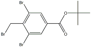 tert-butyl 3,5-dibroMo-4-(broMoMethyl)benzoate Struktur