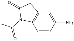 1-acetyl-5-aMinoindolin-2-one Struktur