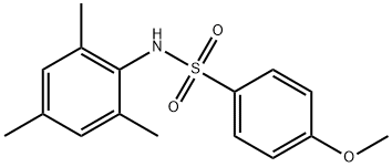 4-甲氧基-N-(2,4,6-三甲基苯)苯磺酰胺,349085-82-1,结构式