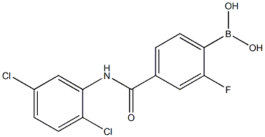 4-(2,5-DichlorophenylcarbaMoyl)-2-fluorobenzeneboronic acid, 97% 结构式