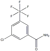 3-Chloro-5-(pentafluorothio)benzaMide, 97% 化学構造式