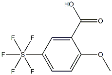 2-Methoxy-5-(pentafluorothio)benzoic acid, 97% Struktur