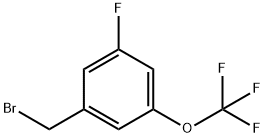 3-Fluoro-5-(trifluoroMethoxy)benzyl broMide, 97% Structure