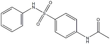4-乙酰胺基-N-苯基苯磺酰胺,97% 结构式