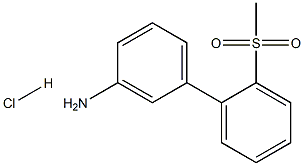 2'-Methanesulfonyl-biphenyl-3-ylaMine hydrochloride Struktur