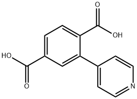 2-(4-吡啶基)对苯二甲酸, 1238617-40-7, 结构式