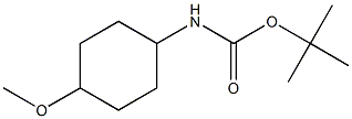 tert-butyl 4-MethoxycyclohexylcarbaMate Struktur