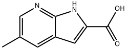 5-Methyl-1H-pyrrolo[2,3-b]pyridine-2-carboxylic acid Structure