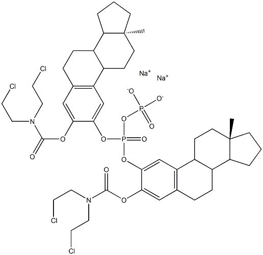 17b-17'b-Bis3-{bis(2-chloroethyl)carbaMoyloxy}estra-1,3,5(10)-trienyl Pyrophosphate DisodiuM Salt Structure