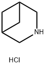 3-Aza-bicyclo[3.1.1]heptane hydrochloride Struktur