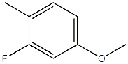 3-Fluoro-4-Methylanisole, 97% 化学構造式