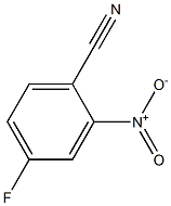 4-氟-2-硝基苯腈,,结构式
