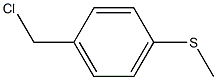 4-甲硫基氯苄,,结构式
