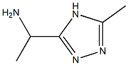 1-(5-methyl-4H-1,2,4-triazol-3-yl)ethanamine Structure