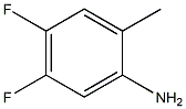 2-氨基-4,5-二氟甲苯 结构式