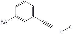 3-氨基苯乙炔盐酸盐 结构式