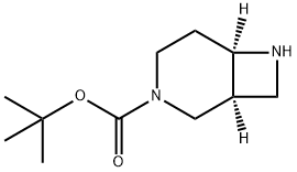 (1S,6R)-3-Boc-3,7-diazabicyclo[4.2.0]octane Structure