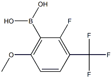 2-Fluoro-6-methoxy-3-(trifluoromethyl)phenylboronic acid Structure