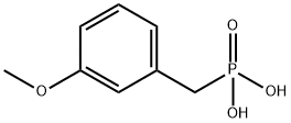 3-Methoxybenzylphosphonic acid Struktur