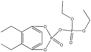 Tetraethyl 1,4-phenylenebisphosphate Struktur