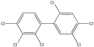 2.2'.3.4.4'.5'-Hexachlorobiphenyl Solution 结构式