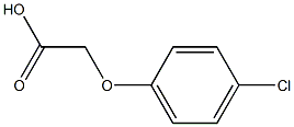 p-Chlorophenoxy acetic acid Solution Struktur