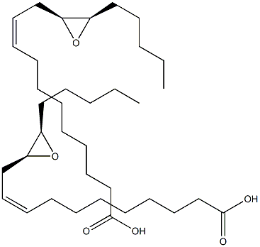 12(S),13(R)-Epoxy-9(Z)-octadecenoic acid ((+)-Vernolic acid) Structure