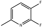2,3-ジフルオロ-6-メチルピリジン 化学構造式
