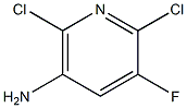 5-氨基-2,6-二氯-3-氟吡啶,,结构式
