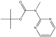 tert-butyl pyriMidin-2-ylMethylcarbaMate Struktur