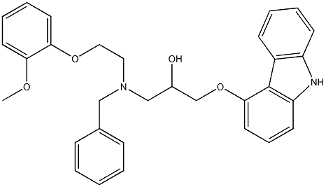 卡维地洛杂质C,,结构式