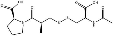 (2S)-1-[(2S)-2-Methyl-3-Methylsulfinylpropanoyl]pyrrolidine-2-carboxylic acid Struktur