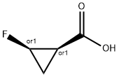 顺式-2-氟环丙甲酸, 105919-34-4, 结构式