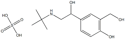 硫酸沙丁胺醇杂质G, , 结构式