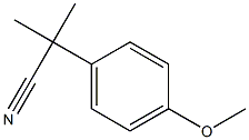 Benzeneacetonitrile, 4-Methoxy-alpha,alpha-diMethyl- Structure