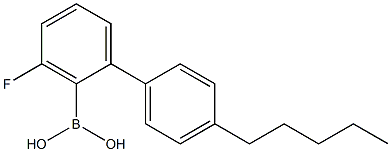 3-氟-4'-戊基联苯硼酸,,结构式