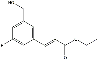 (E)-ethyl 3-(3-fluoro-5-(hydroxyMethyl)phenyl)acrylate|