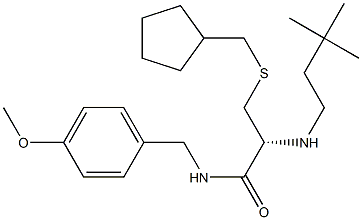 (R)-3-(cyclopentylMethylthio)-2-(3,3-diMethylbutylaMino)-N-(4-Methoxybenzyl)propanaMide