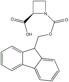 1-FMoc-(R)-azetidine-2-carboxylic acid Struktur