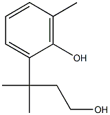 2-(4-hydroxy-2-Methylbutan-2-yl)-6-Methylphenol Struktur