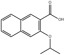 3-isopropoxy-2-naphthoic acid Struktur