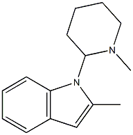 N-(N-Methylpiperidinyl)Methylindole Structure