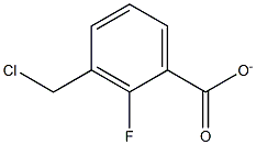 2-氟-3-氯苯甲酸甲酯 结构式