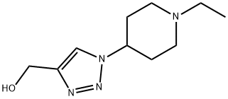 (1-(1-乙基哌啶-4-基)-1H-1,2,3-三唑-4-基)甲醇, 1415560-75-6, 结构式
