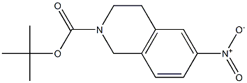tert-butyl 6-nitro-3,4-dihydroisoquinoline-2(1H)-carboxylate Struktur
